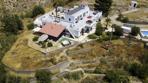 Aerial view of Casa Torreta Blanca